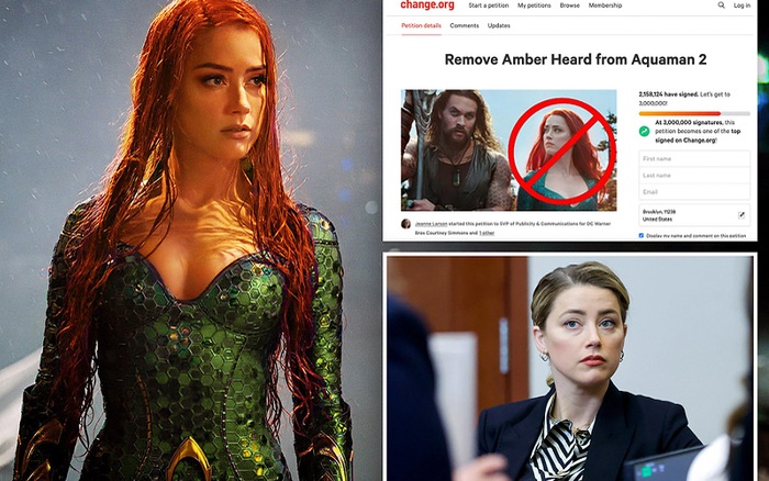 Amber Heard xác nhận bị gạt bỏ khỏi 'Aquaman 2'